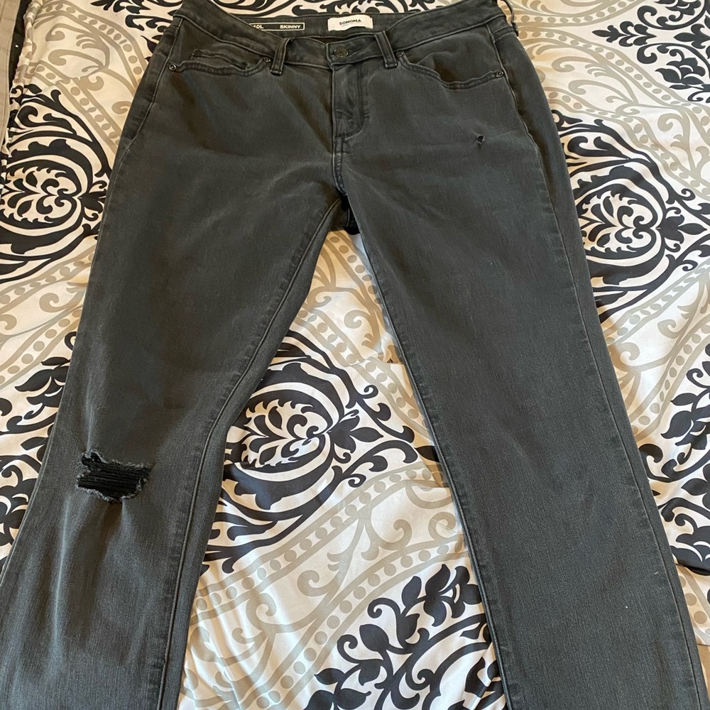 Women’s Sonoma 10L Faded Black Skinny Jeans
